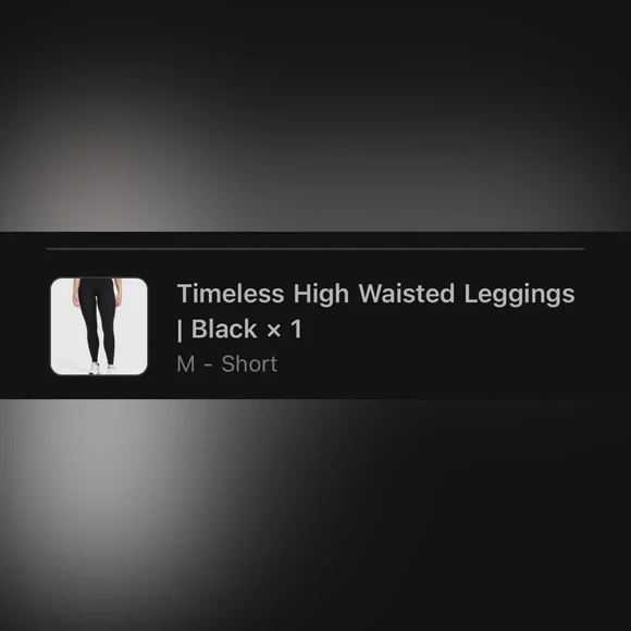 Oner Timeless High Waisted Leggings Medium, Regular Short - Picture 4 of 6